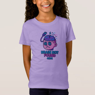 Brain Not Found – WiFi Error Head T-shirt