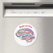 Brain on Fire Autoimmune Encephalitis Magnet Magneet (Insitu (Vaatwasser))