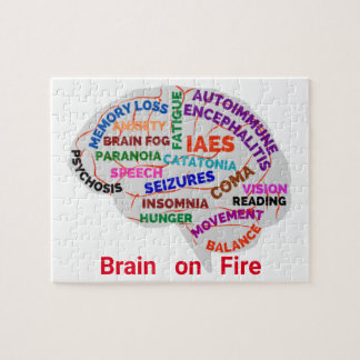 Brain on Fire Autoimmune Encephalitis Puzzle Legpuzzel