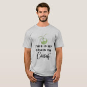 Brain op Cricut T-shirt (Voorkant volledig)