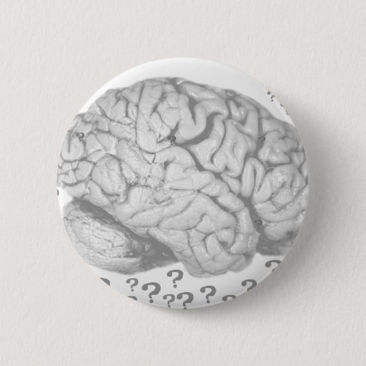 Brain Overload_ Ronde Button 5,7 Cm (Voorkant)