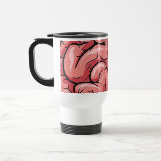 Brain Pattern Travel/Commuter Mug (Gauche)