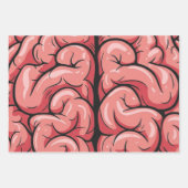 Brain Pattern Wrapping Paper Flat Sheet Set (Voorkant 2)