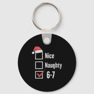 Brain Rot 6-7 Meme Leuk Stout 67 Kerst Grappig Sleutelhanger