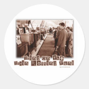 Brain Rotting Fun! Ronde Sticker