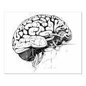 Brain Rubber Stamp Rubberstempel (Afrduk)