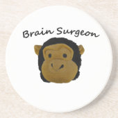 Brain Surgeon Zandsteen Onderzetter (Voorkant)