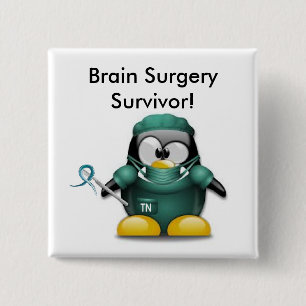 Brain Survivor Button