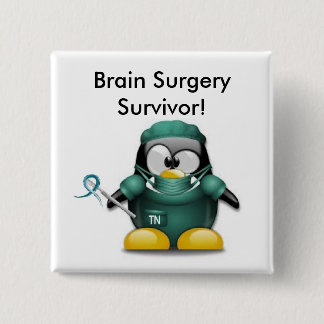 Brain Survivor Button