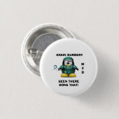 Brain Survivor Button (Voorkant /achterkant)