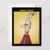 "Brain Tissue" Briefkaart (Voorkant / Achterkant)