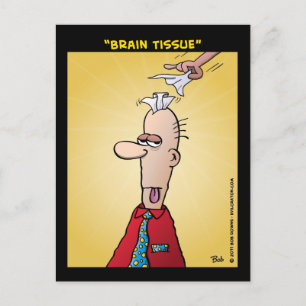 "Brain Tissue" Briefkaart