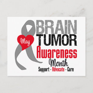 Brain Tumor Awareness Maand Briefkaart