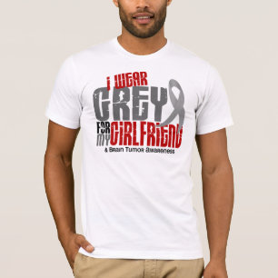 Brain Tumor Ik Draag grijs voor mijn Vriendin 6.2 T-shirt