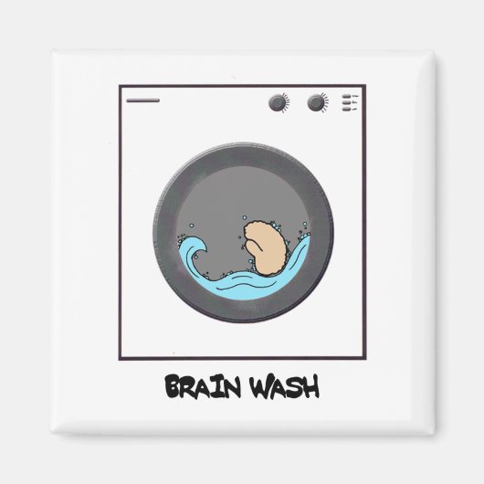 Brain Wash Magnet Magneet (Voorkant)