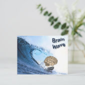 Brain Wave Briefkaart (Staand voorkant)