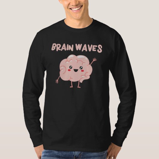 Brain Waves Brain Science Neurology Neuroscience T-shirt (Voorkant)