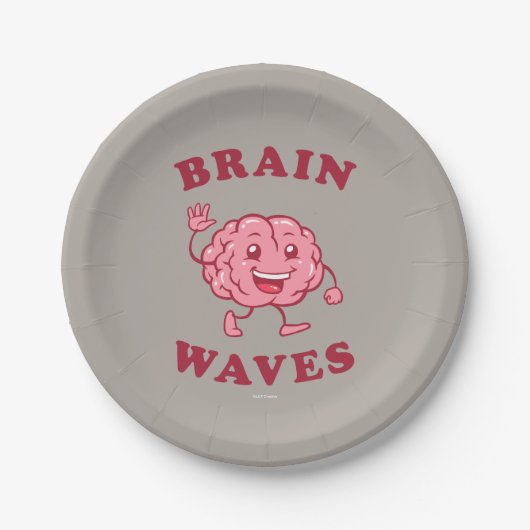 Brain Waves Papieren Bordje (Voorkant)