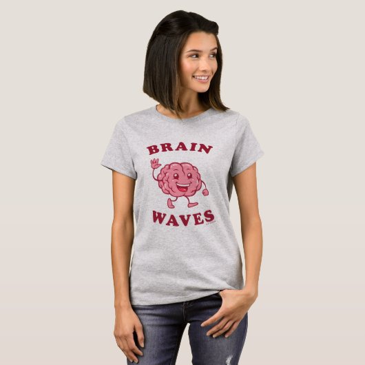 Brain Waves T-shirt (Voorkant volledig)