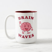 Brain Waves Tweekleurige Koffiemok (Links)
