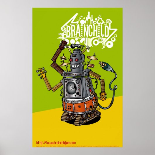 Brainchild Robot Poster (Voorkant)