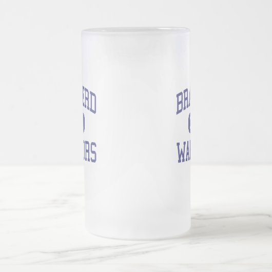 Brainerd - Warriors - High - Brainerd Minnesota Matglas Bierpul (Center)