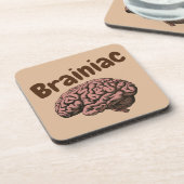 Brainiac Beverage Coaster Bier Onderzetter (Linkerzijde)