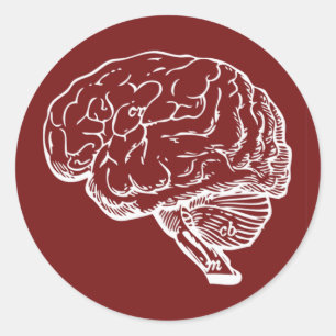 Brainiac Ronde Sticker
