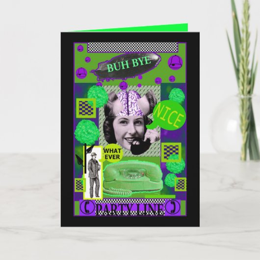 BRAINLADY KAART BUH TOT ZIENS (Voorkant)