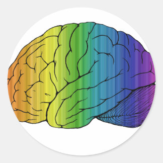Brainleboog Ronde Sticker