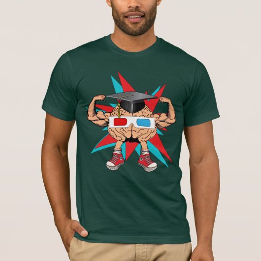 BRAINMAN 3D T-SHIRT (Voorkant)