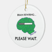 "BRAINREWIRING"-versiering Keramisch Ornament (Links)
