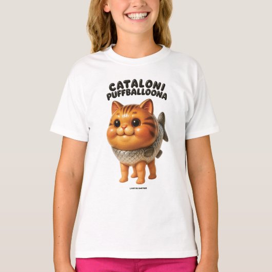 Brainrot POP | Cataloni Puffballoona T-shirt (Voorkant)