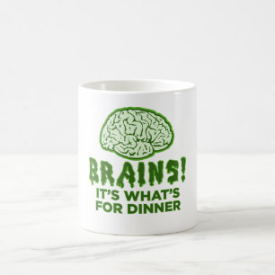 Brains, het is wat er voor diner is koffiemok