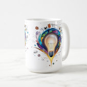 Brainstorm & Atteindre Mug | Alimentez votre créat (Devant droit)