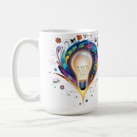Brainstorm & Atteindre Mug | Alimentez votre créat (Gauche)