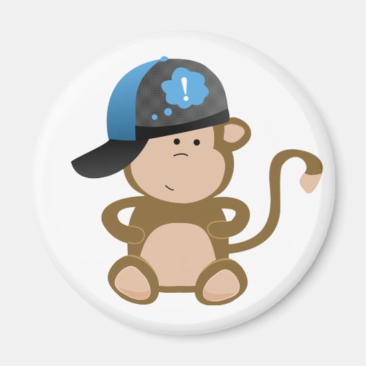 Brainstorm Monkey Magnet Magneet (Voorkant)