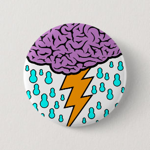 Brainstorm Ronde Button 5,7 Cm