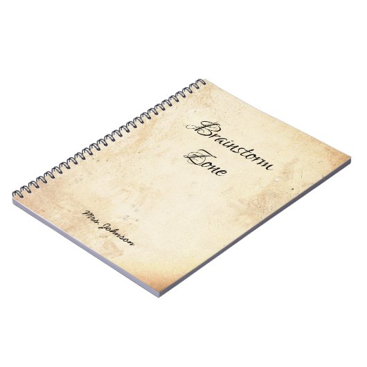 Brainstorm Zone Carnet rustique (Côté gauche)