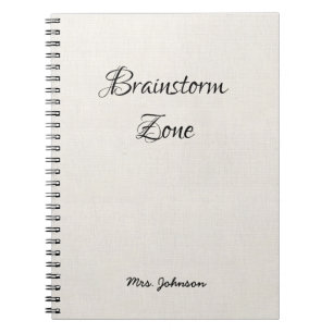 Brainstorm Zone White Notitieboek