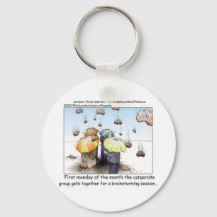 Brainstormsessie Funny T - shirts Mokken Kaarten G Sleutelhanger