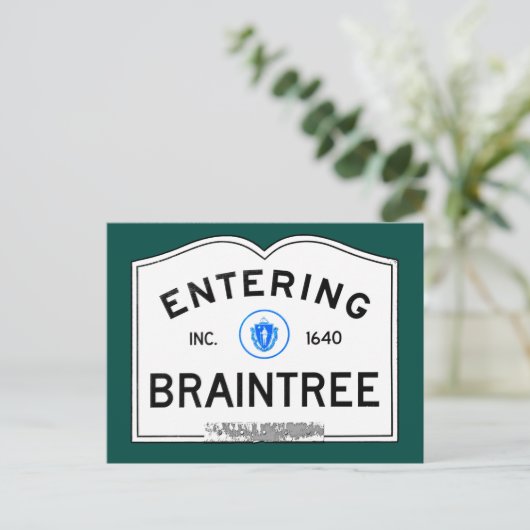 Braintree Briefkaart (Staand voorkant)