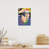 Brainwarp : Lens Casquette Toujours sur - Poster (Cuisine)