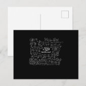 Brainy 50ste verjaardag 50 jaar oud wiskundige 32 briefkaart (Voorkant / Achterkant)