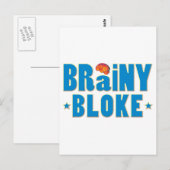 Brainy Bloke Briefkaart (Voorkant / Achterkant)