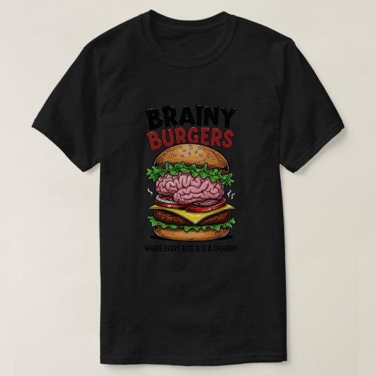 Brainy Burgers Dark T-Shirt (Design voorkant)