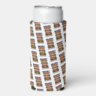 Brainy Burgers Schuim Blik-/Fleskoeler