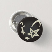 Brainy Cat Ronde Button 3,2 Cm (Voorkant /achterkant)