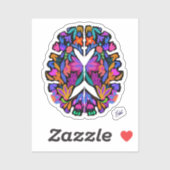 Brainy Custom-Cut Vinyl Sticker (Feuille)