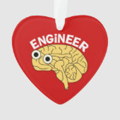 Brainy Engineer Ceramic Ornament (achterkant)